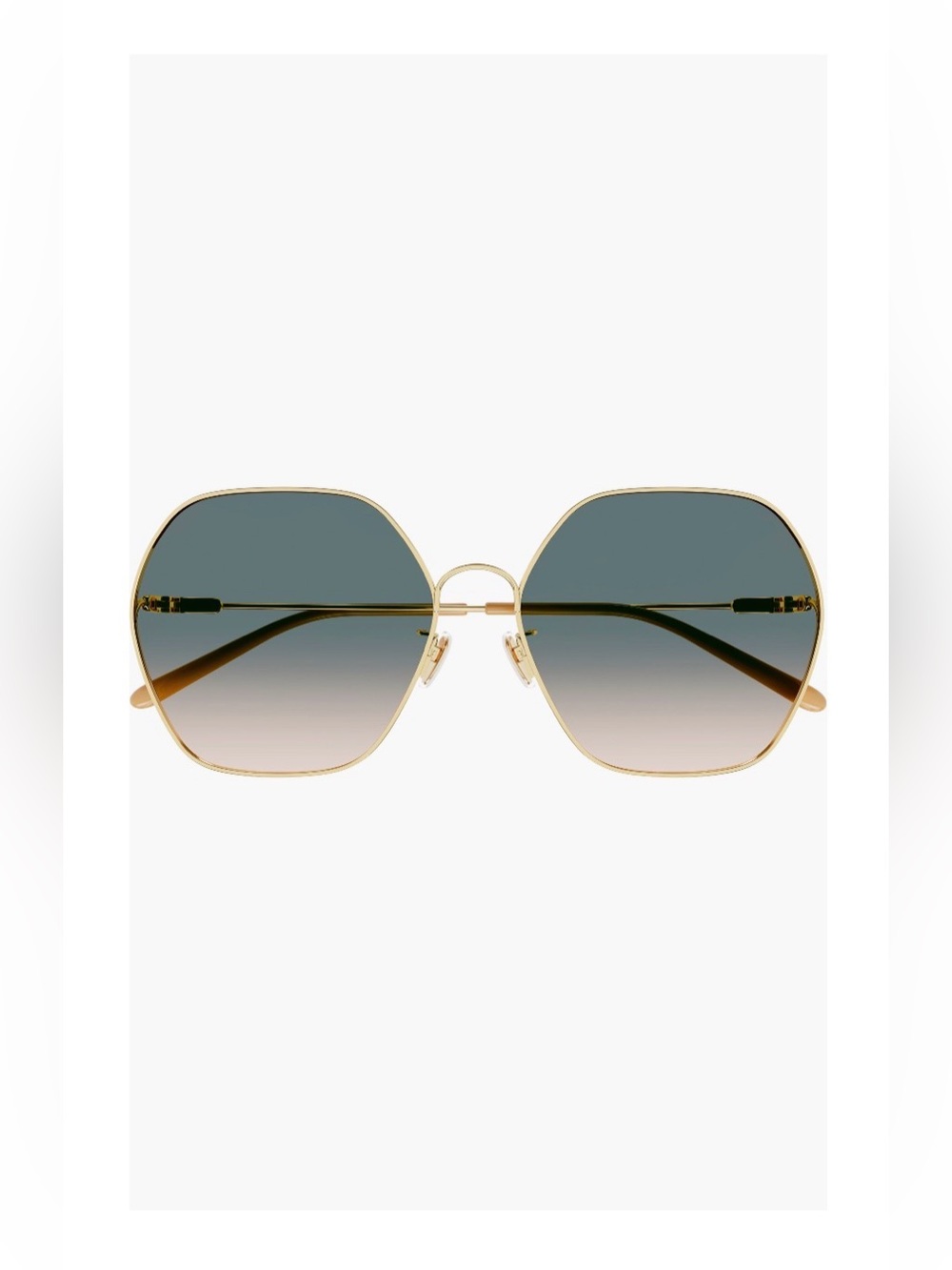 Chloé 61mm Gradient Irregular Round Sunglasses Brand New - Picture 2 of 7